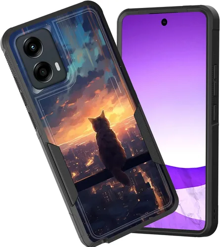 Miniatura 158 de Funda protectora para Motorola Moto G Stylus 5G 2025/Moto G Stylus 5G 2026, funda protectora híbrida de doble capa resistente a prueba de golpes