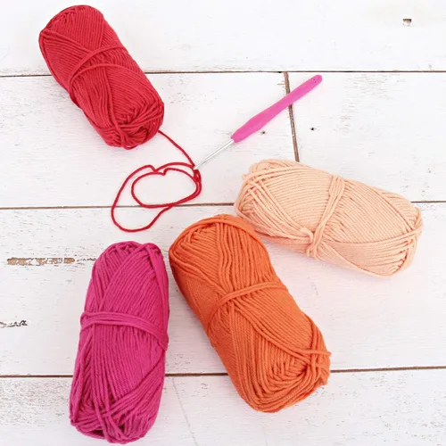 Miniatura 13 de Threadart Crochet - Juego de hilo de algodón 100 % puro, colores de ambiente de playa, paquete de 4 madejas cada una de 1.76 onzas, hilo de estambre