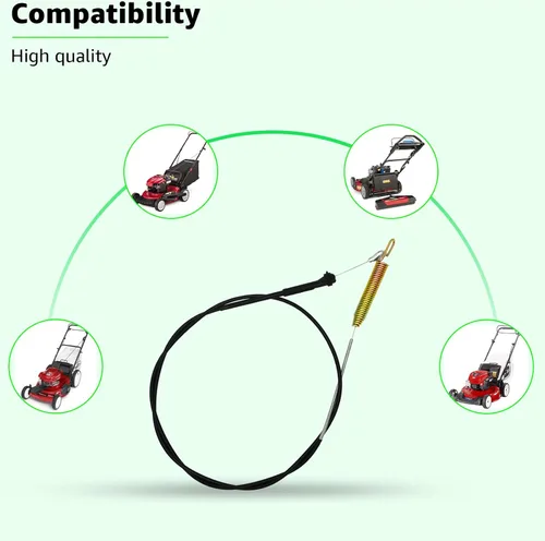 Miniatura 3 de 133-1998 Cable de freno compatible con Toro Timemaster cortacésped Blade Brake 133-1998 20976 20978 21200 21810 21811 21199 21199HD