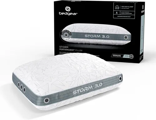 Miniatura 13 de Bedgear Storm Cuddle Curve - Almohada de rendimiento – Tamaño 3.0 – Almohada de cama refrescante para personas que duermen de lado – Firmeza media