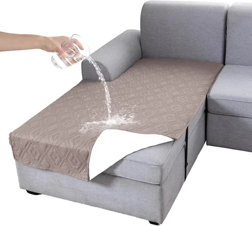Miniatura 57 de Genina Juego de 2 Fundas de Reposabrazos para Sofá 100% Impermeables, Fundas para Reposabrazos de Sofá, Sillón, Protectores Antideslizantes