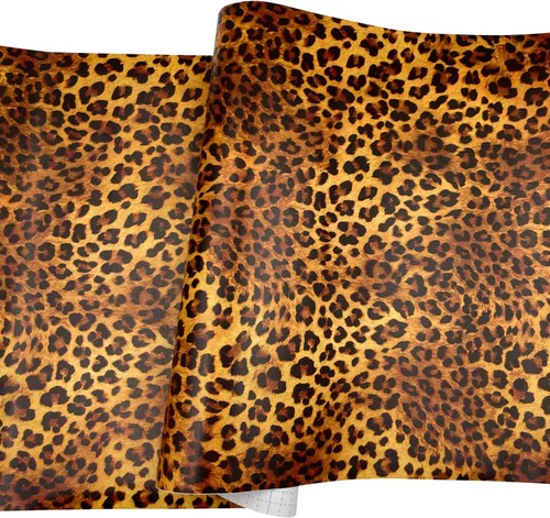 Miniatura 9 de simplelife4u 10 metros (32,8 pies) Sexy Leopard impresión papel pintado de vinilo removible Home recámara Decoración Día de San Valentín Regalo