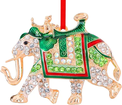 Miniatura 13 de Adornos de Rana Verde para Árbol de Navidad - Adornos de Rana de Navidad de Metal Adornos de Rana Verde Weihnachtsgurke Decoración de Navidad