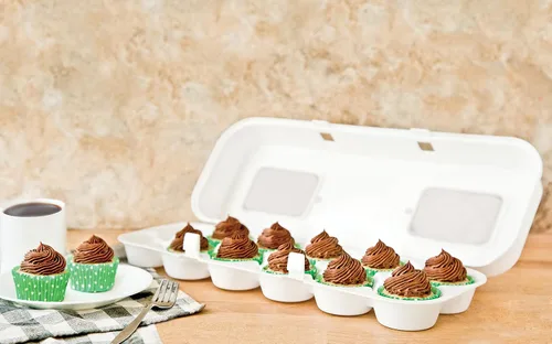 Miniatura 3 de Bakelicious 73906 - Caja de plástico para cupcakes