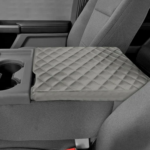Miniatura 11 de Funda para reposabrazos adecuada para Ford F150 2015-2023, para Ford F250 F350 2017-2023 con asiento de salto 40/20/40, consola central, alfombrilla