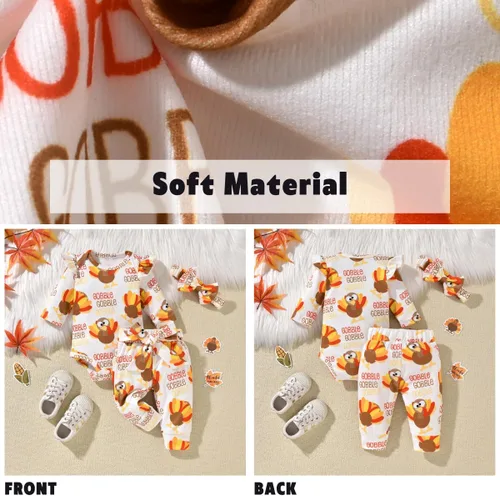 Miniatura 97 de Aalizzwell Conjunto de mameluco acanalado para bebé recién nacido prematuro para otoño e invierno