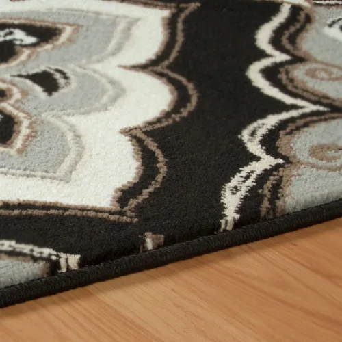 Miniatura 5 de Superior Alfombra de área para interiores, respaldo de yute, perfecta para entrada, oficina, salón/comedor, dormitorio, cocina, suelo de madera