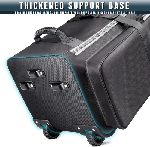 Miniatura 6 de CHAMPKEY Professional Golf Travel Bags for Airlines with Password Lock - Hard Case Golf Travel Bag with Support Pole and Oversized Wheels