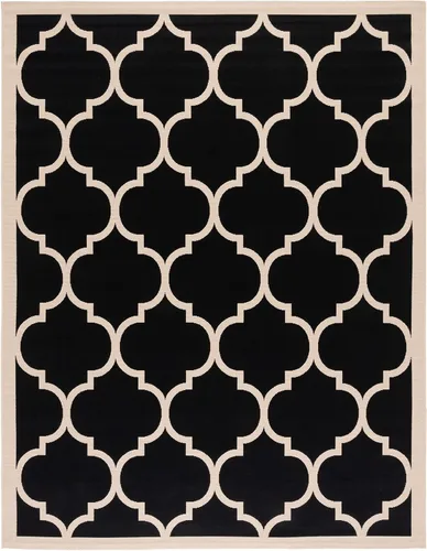 Miniatura 11 de SAFAVIEH Courtyard Collection - Alfombra decorativa de 2 x 3 pies 7 pulgadas, verde oscuro y beige, no desprende pelusa y de fácil cuidado