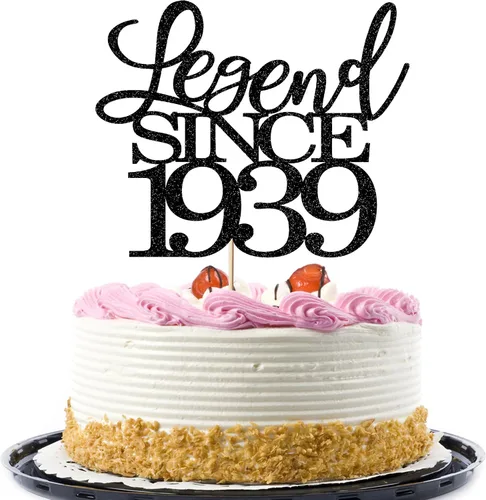 Miniatura 20 de Legend since 1973 - Decoración para pastel de cumpleaños número 53, decoración de pastel de feliz cumpleaños para hombres y mujeres de 53 años