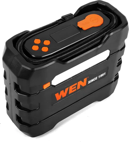 Miniatura 5 de Wen Compresor de aire portátil para inflador de neumáticos, 12 V, 90 PSI con estuche de transporte (AA2225)