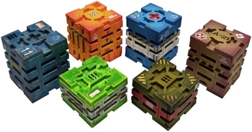 Green Stuff World Cajas MDF para modelos y miniaturas – Cajas modernas de ciencia ficción 10299