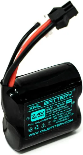 Miniatura 2 de Paquete de 1 batería de iones de litio H100 H102 H106 H120 TKKJ Q2 Q3 7.4v 600mAh para RC Racing Boat Ship