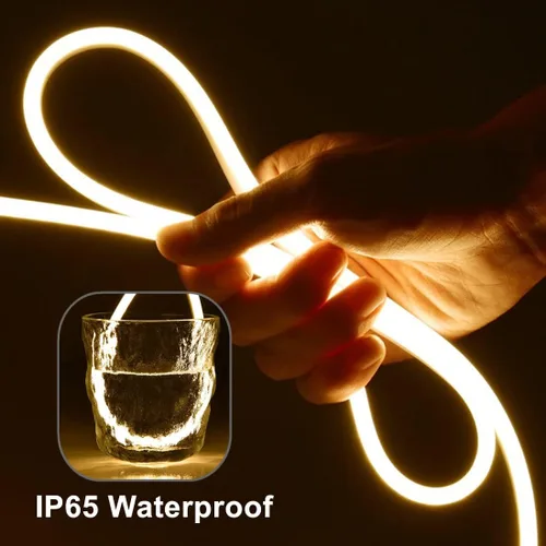 Miniatura 2 de M.best Tira de luces LED USB de 6.56 pies, impermeable, flexible, luces de cinta de neón con interruptor para dormitorio interior y exterior