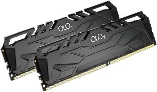 OLOy DDR4 RAM 16 GB (2 x 8 GB) búho negro 3200 MHz CL18 1.35V 288 pines para juegos de escritorio UDIMM (MD4U0832182BHKDA)