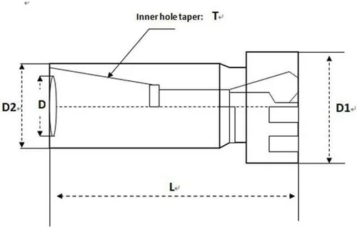 Miniatura 5 de JT1 ER16 Motor eje cónico extensión varilla en lugar de taladro Collet Chuck herramienta titular CNC fresado