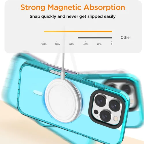 Miniatura 38 de AICase Funda protectora para iPhone 16 compatible con iPhone 16, delgada, ligera, transparente [no amarillenta] Diseño vibrante