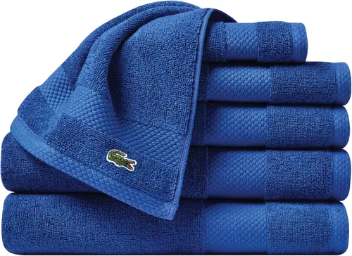 Miniatura 55 de Lacoste Heritage - Sábana de baño de 100 % algodón Supima, aloe, 35" x 70", altamente absorbente y de secado rápido, toalla de baño súper suave