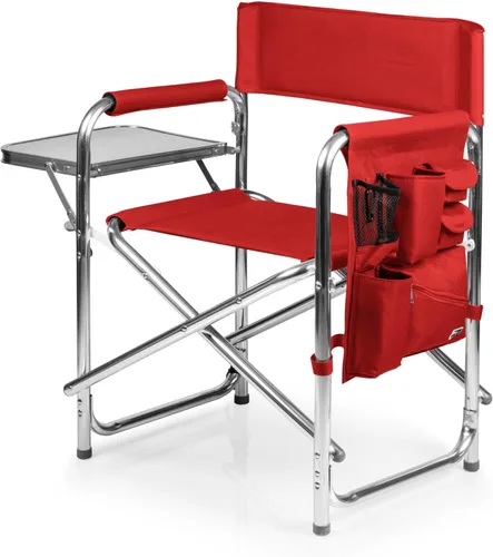 Silla portátil plegable de deportes Picnic Time, talla única , Rojo