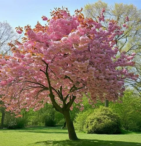 Miniatura 6 de Prunus serrulata (Cereza Japonesa, Sakura, Cereza Colina, Cereza Oriental, Cereza de Asia Oriental) Semillas de árbol, Flores vistosas, Semillas