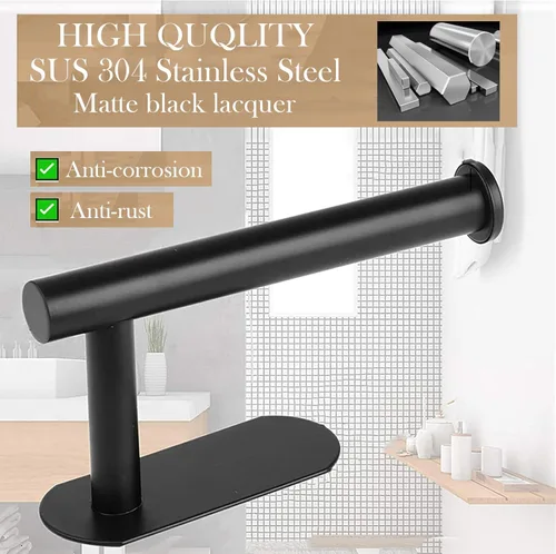 Miniatura 2 de JOPOFI Portapapel Higiénico - Portapapel Higiénico Autoadhesivo de Montaje en Pared para Baño, Acero Inoxidable SUS 304 con Tira Adhesiva Command