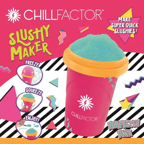 Miniatura 7 de Chill Factor Colour Shock - Máquina de nieve derretida reutilizable, color rosa