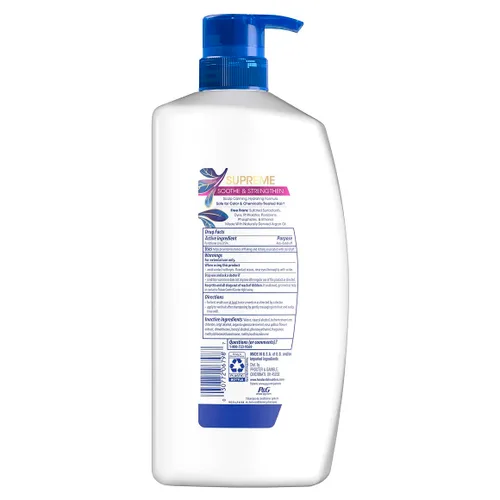 Miniatura 6 de Head & Shoulders Acondicionador Supreme sin sulfato con aceite de argán, con piritiona zinc al 1%, tratamiento anticaspa, calma y fortalece