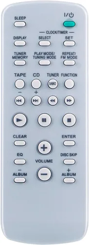 RM-SC3 RM-Z20031 Reemplazo de control remoto compatible con el sistema estéreo Sony MHC-GX555 MHC-LX10000 MHC-GX9900 MHC-GX355 CMT-HPX10W MHC-GX750