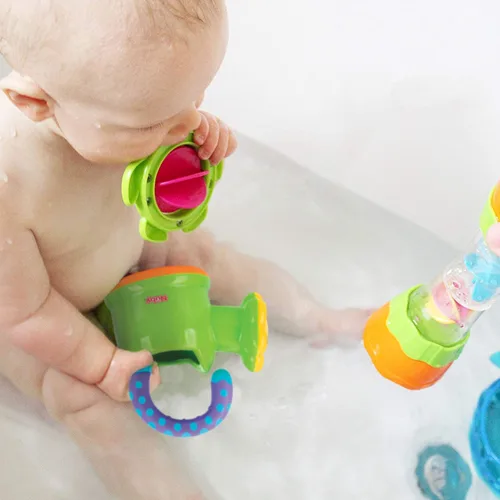 Miniatura 5 de Nuby Regadera de baño o juguete al aire libre para niños pequeños y niños, juego exterior de primavera y verano, a partir de 18 meses, artículos