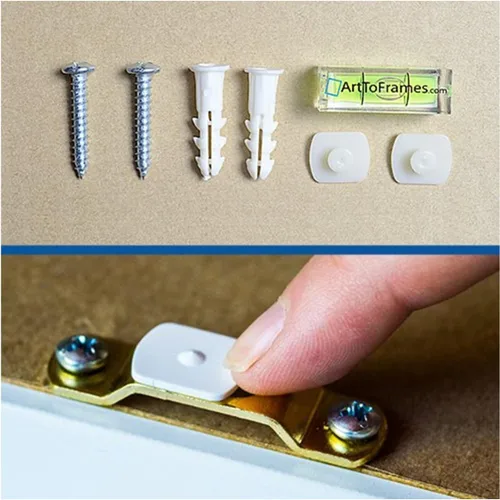 Miniatura 4 de PinPix Tablero de anuncios de corcho de 30 x 24 pulgadas. Este tablero decorativo enmarcado viene con diseño blanco arena y un marco blanco blanco