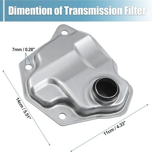 Miniatura 5 de X AUTOHAUX Filtro de transmisión cárter de aceite para Nissan NV200 2.0L CVT S 2013 2014 para Nissan NV200 2.0L CVT SV 2013 2014 31728-1XF02