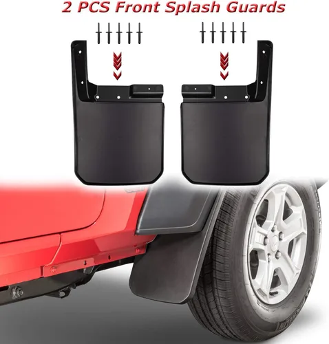 Miniatura 3 de Protectores de salpicaduras delanteros y traseros, guardabarros, aletas de barro para Jeep Wrangler JL JLU 2018-2023 2024 2025 Sahara Sport Sports