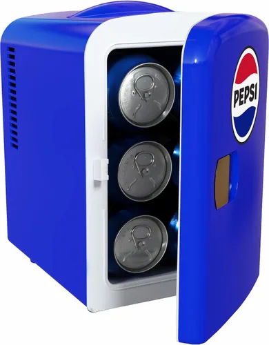 Miniatura 2 de CURTIS - Mininevera de Pepsi de 6 latas, AZUL, 4 litros