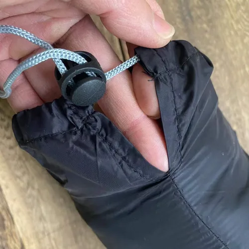 Miniatura 6 de Paquete de 5 bolsas de almacenamiento con cordón de nailon ultraligero, Negro -, Cordón