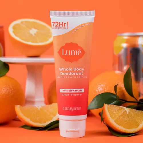 Miniatura 8 de Lume Desodorante para todo el cuerpo, tubo de crema invisible, control de olores de 72 horas, sin aluminio, sin bicarbonato de sodio, seguro