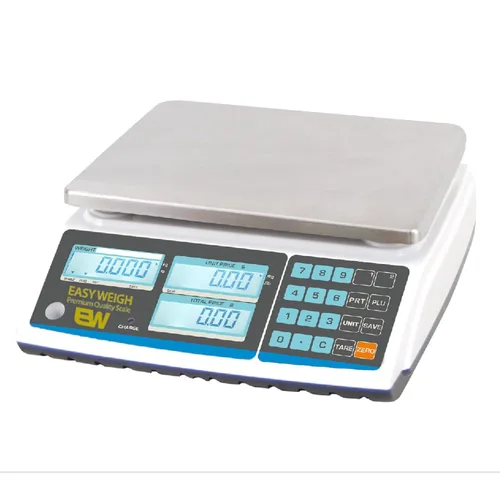 Aquos Báscula digital de cocina clase III legal para precios de comercio, báscula de alimentos y venta al por menor con pantalla LCD retroiluminada,