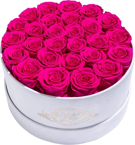 Miniatura 12 de Prifroti 17 flores en una caja de gamuza de lujo, regalos de cumpleaños para mujeres, flores preservadas, regalo de rosas para el día de la madre