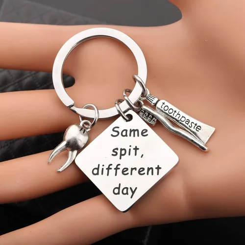 Miniatura 4 de Lywjyb Birdgot Regalo divertido para dentistas con el mismo salivo, regalo de higienista dental para diferentes días (El mismo escupito)