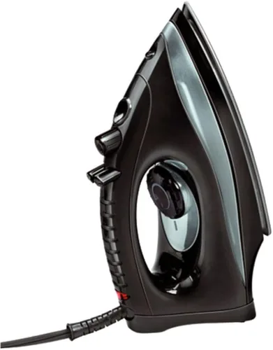 Miniatura 2 de Jerdon Plancha de vapor para hotel de 1200 W, apagado automático doble, autolimpieza, suela antiadherente, cable giratorio de 9 pies, temperatura