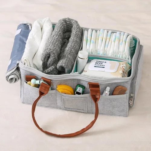 Miniatura 7 de Mr. Pen - Organizador de pañales para bebés con tapa, organizador para bebés, organizador de pañales con tapa