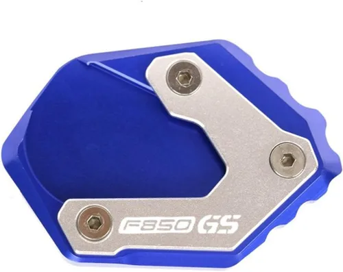 KAnduo Para BMW para F850GS para F750GS para F 750 GS para F 850 GS 2016 2017 2018 2019 motocicleta CNC pie lateral placa de extensión soporte Azul