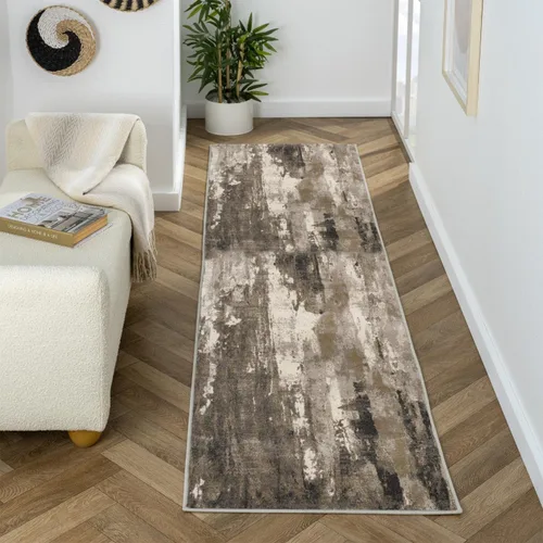 Miniatura 29 de LUXE WEAVERS Lagos Collection - Alfombra de área abstracta beige de 5 x 7 pies
