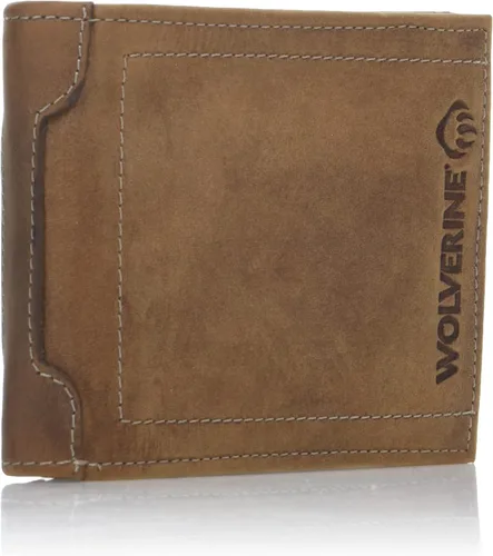 Miniatura 26 de WOLVERINE Billetera plegable de lona/cuero para hombre