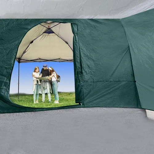 Miniatura 5 de KAMPKEEPER Side Tent,1/2 Person Camping Tents for 10' x 10' Pop Up Canopy, Easy Set Up Gazebo,Compatible with 10' Wide Canopies for Camping &
