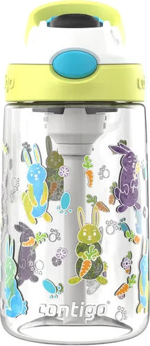 Miniatura 35 de Contigo Botella de agua con pajita para niños con tapa AUTOSPOUT de 20 onzas, arándano Azul (Arándano)