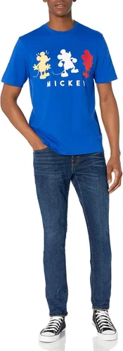 Miniatura 5 de Tienda Essentials Disney Marvel Star Wars - Camisetas de cuello redondo para hombre ajuste regular paquete de 2