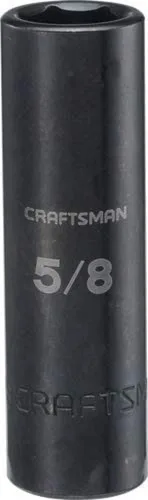 Miniatura 9 de CRAFTSMAN - Llave de impacto profundo, SAE, accionamiento de 1/2 pulgada, 7/8 de pulgada (CMMT16063)