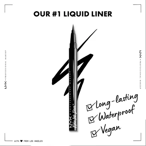 Miniatura 5 de NYX PROFESSIONAL MAKEUP Ultimate Shadow & Liner Primer, Deep + Epic Ink Liner, negro (paquete de 2)