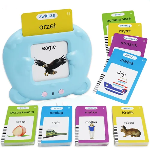 Miniatura 10 de MAYAPHILOS - Tarjetas didácticas del alfabeto con sonido para niños de 3-8 años, 510 palabras, juguete educativo interactivo Montessori, regalos
