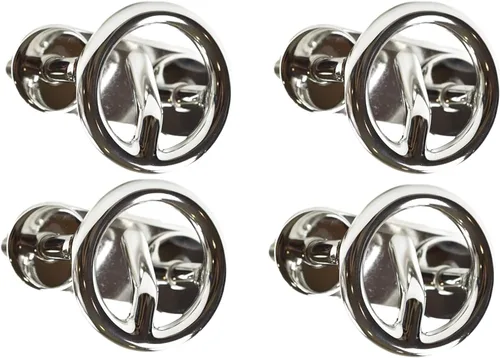 Miniatura 9 de MARINE CITY Mount Ski Tow Hooks – 316 Stainless Steel, Mirror-Polished Finish, Corrosion-Resistant – 2-1/2” Ring Diameter, for Boats, Marines